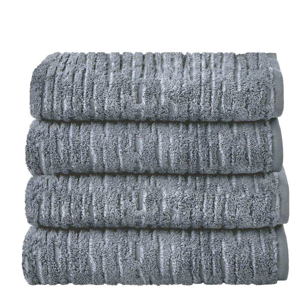 SKL Home CloudSoft Bath Towel Set, 6-Piece, 100% Cotton Luxury, Oatmeal