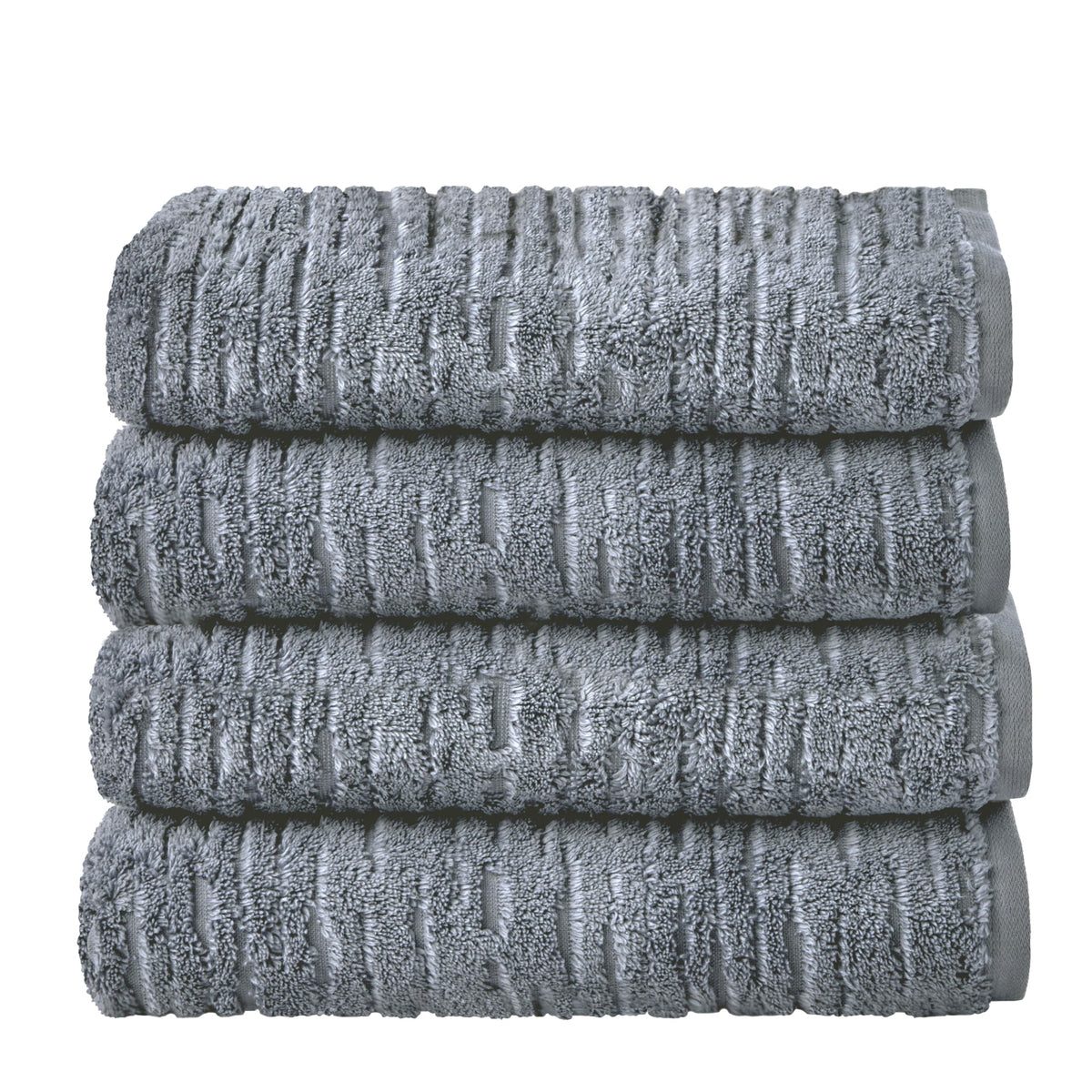 SKL Home CloudSoft Bath Towel Set, 6-Piece, 100% Cotton Luxury, Oatmeal