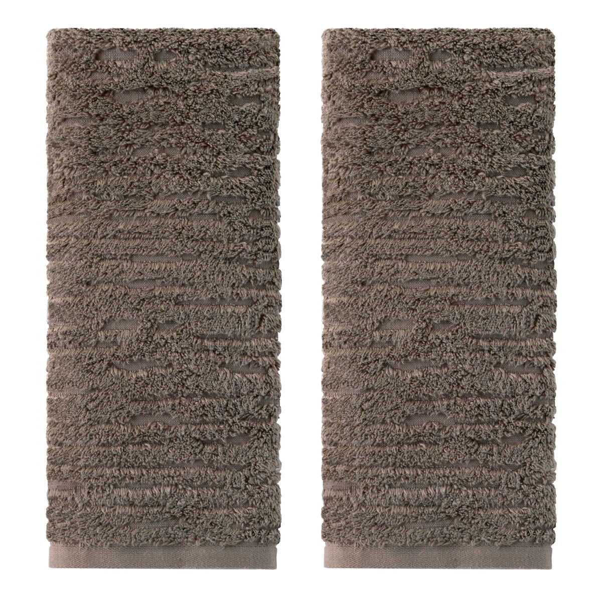 SKL Home CloudSoft Bath Towel Set, 6-Piece, 100% Cotton Luxury, Oatmeal