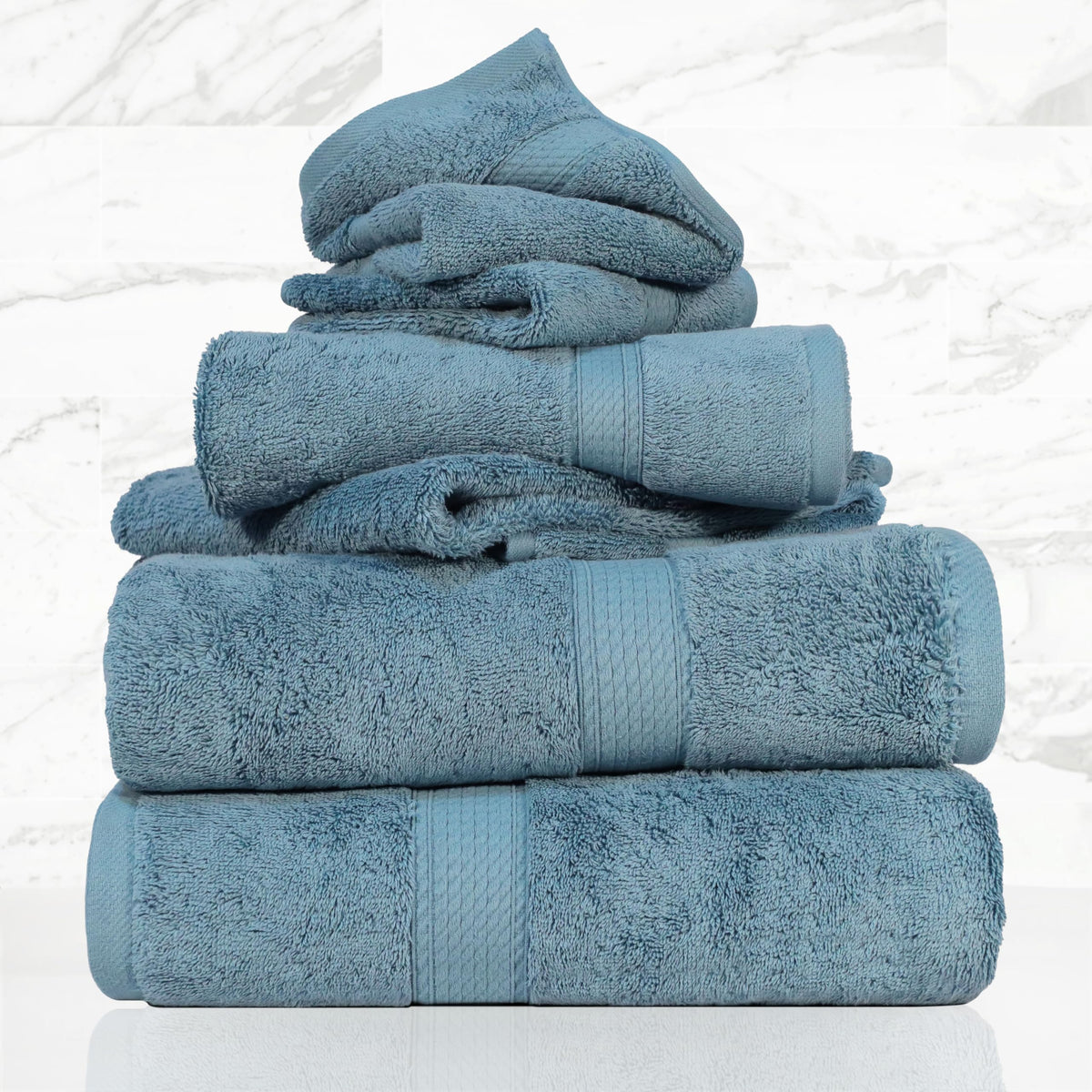 SUPERIOR Egyptian Cotton Plush & Absorbent, Hand Towel Set of 4, Cream