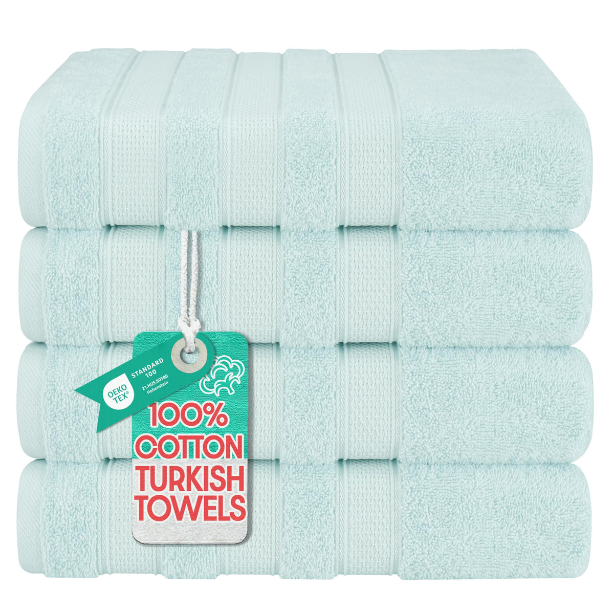 American Soft Linen Salem Turkish Bath Towel Set, 100% Cotton 600 GSM 6 Piece Towels for Bathroom, 2 Bath Towels 2 Hand Towels 2 Washcloths, Navy Blue