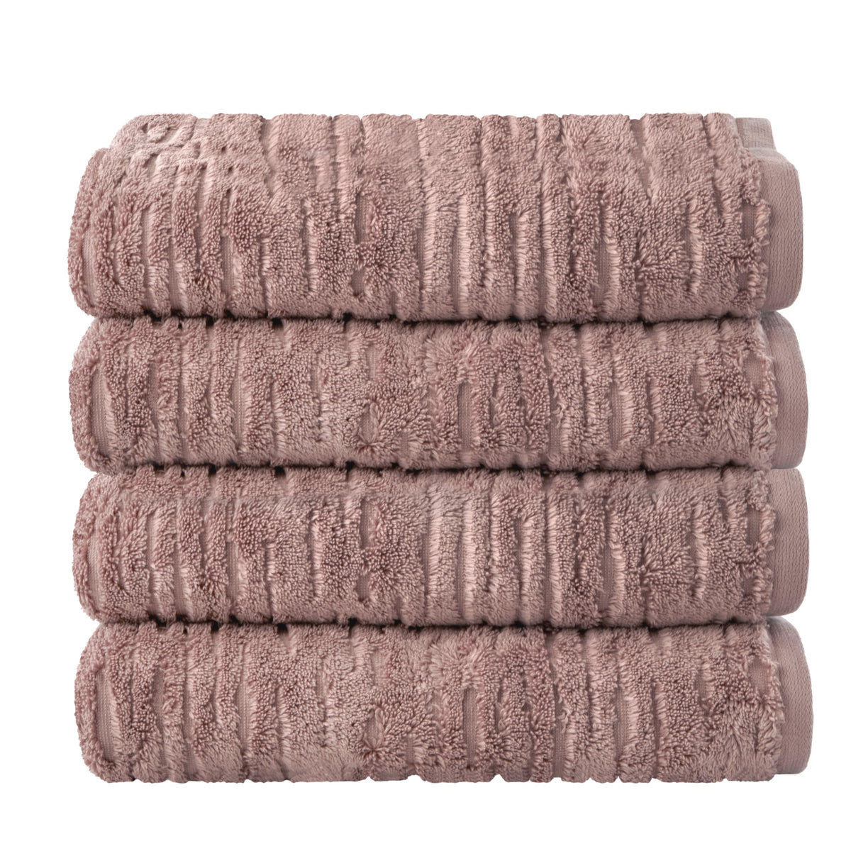 SKL Home CloudSoft Bath Towel Set, 6-Piece, 100% Cotton Luxury, Oatmeal