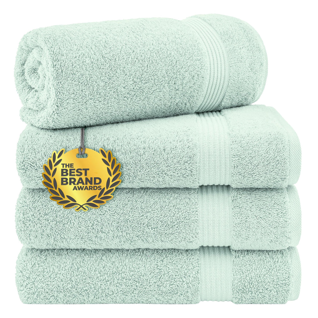 Cotton Paradise 100% Cotton Turkish Towel Set, Soft Absorbent Quick Dry, 6 Piece Towel Set, Navy Blue