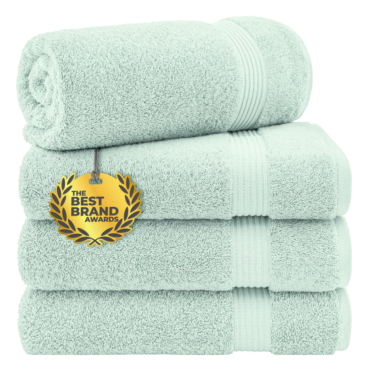 Cotton Paradise 100% Cotton Turkish Towel Set, Soft Absorbent Quick Dry, 6 Piece Towel Set, Navy Blue