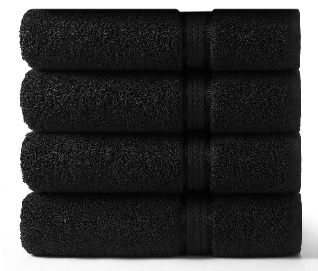 COTTON CRAFT Ultra Soft Hand Towels - 6 Pack 100% Ringspun Cotton Towel Set