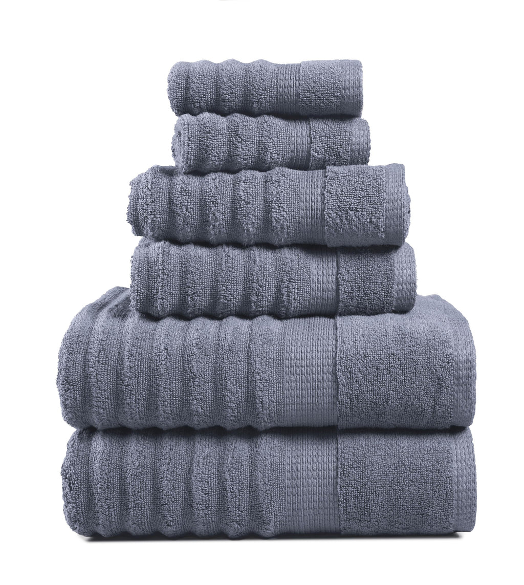 LANE LINEN Bath Towel Set Absorbent Quick Dry 100% Cotton - Wishful Mauve