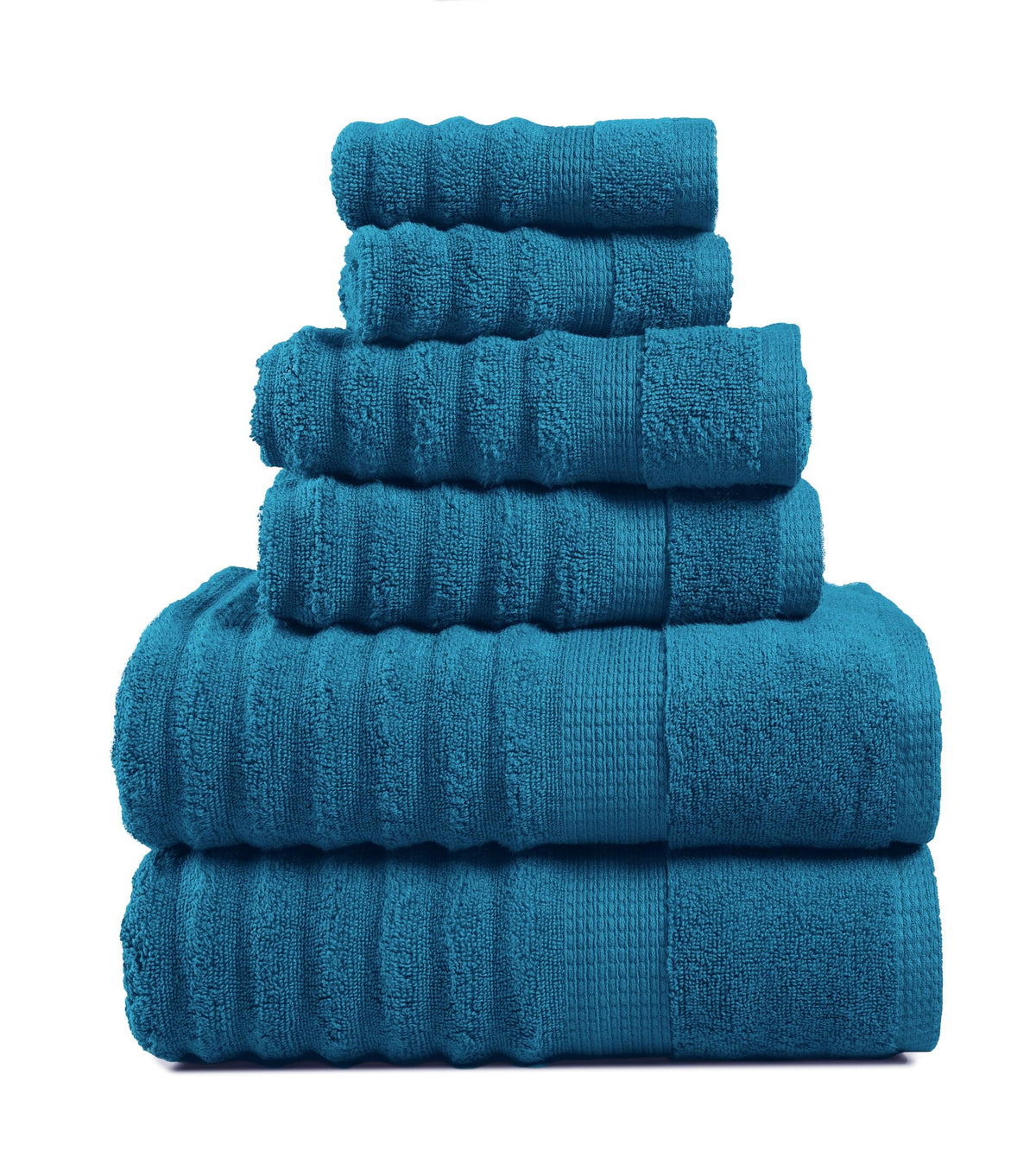 LANE LINEN Bath Towel Set Absorbent Quick Dry 100% Cotton - Wishful Mauve