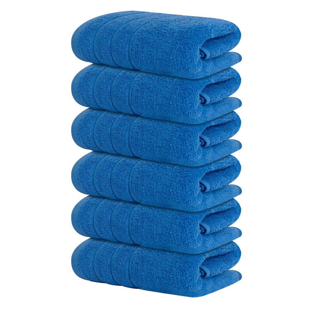 Tens Towels 6 Piece Hand Towels Set 16 x 28 Inches, Beige