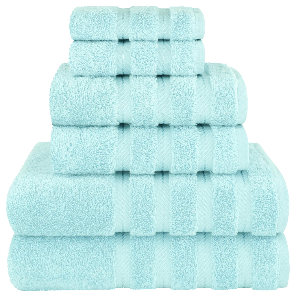 American Soft Linen 100% Cotton Luxury Turkish Towels, 6 Piece Towel Set