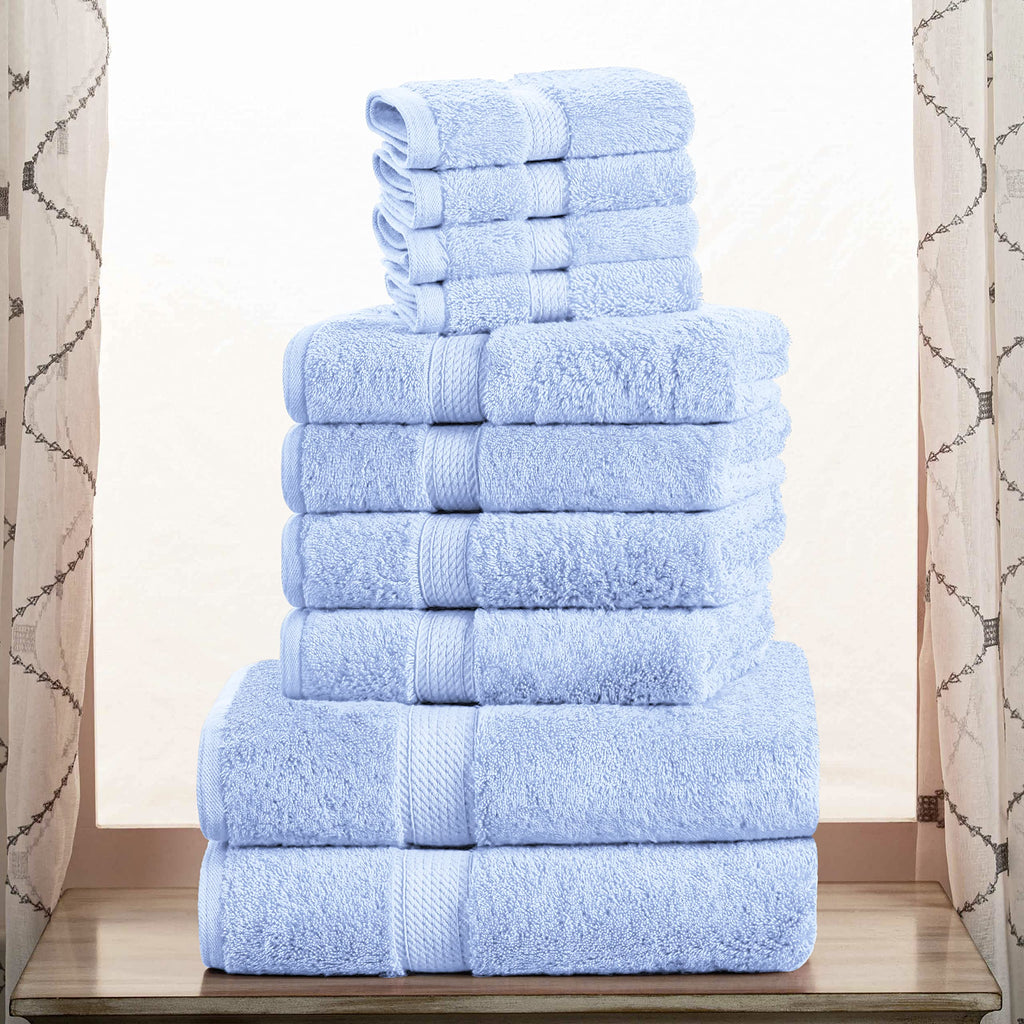 SUPERIOR Egyptian Cotton Plush & Absorbent, Hand Towel Set of 4, Cream