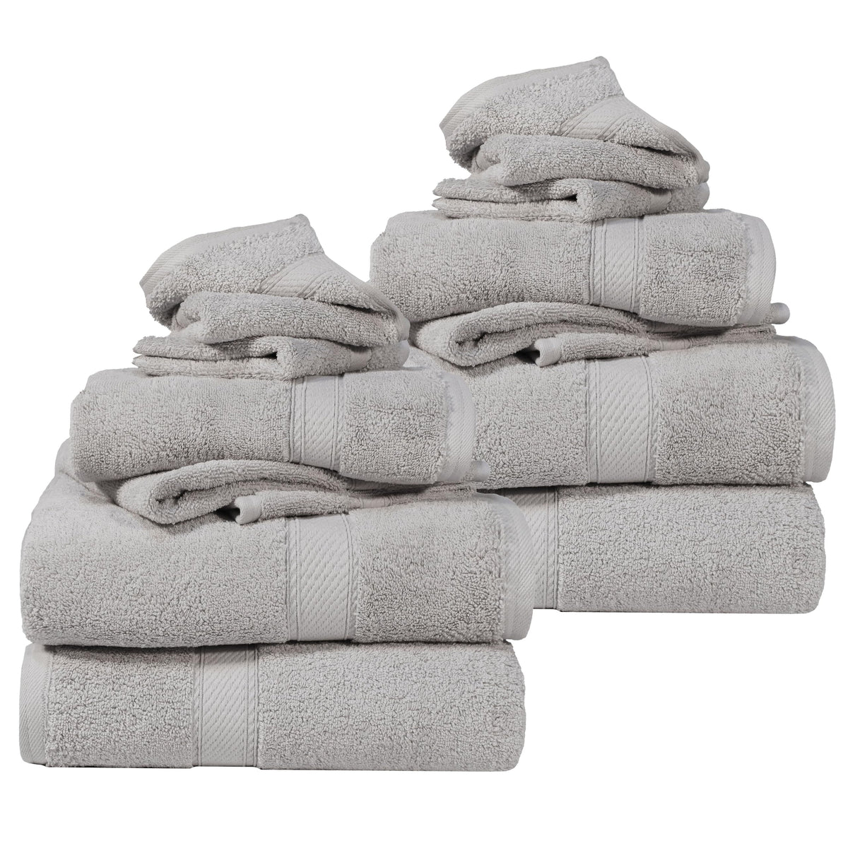 SUPERIOR Egyptian Cotton Plush & Absorbent, Hand Towel Set of 4, Cream