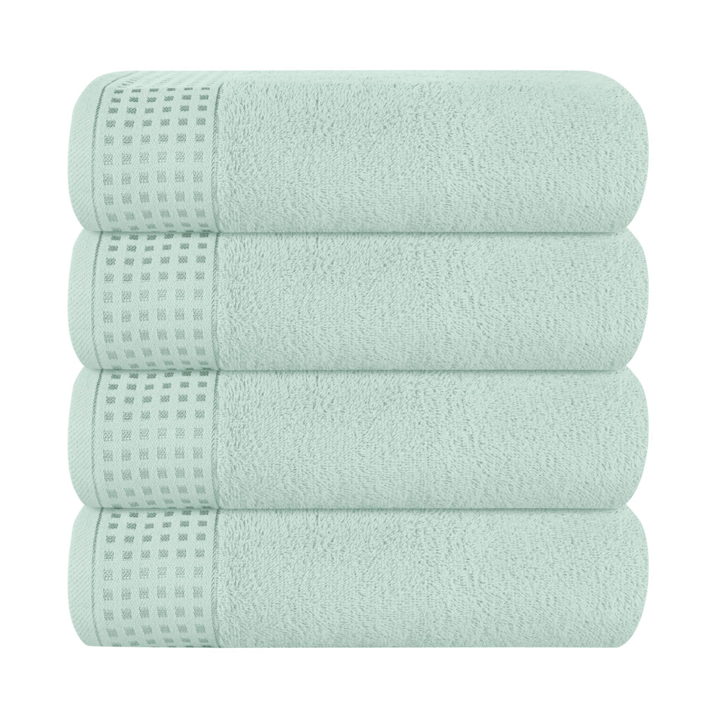 GLAMBURG 100% Cotton 2 Pack Oversized Bath Towel Set 28x55 Inches, Ultra Soft Highly Absorbant Compact Quickdry & Lightweight Large Bath Towels, Ideal for Gym Travel Camp Pool - Black
