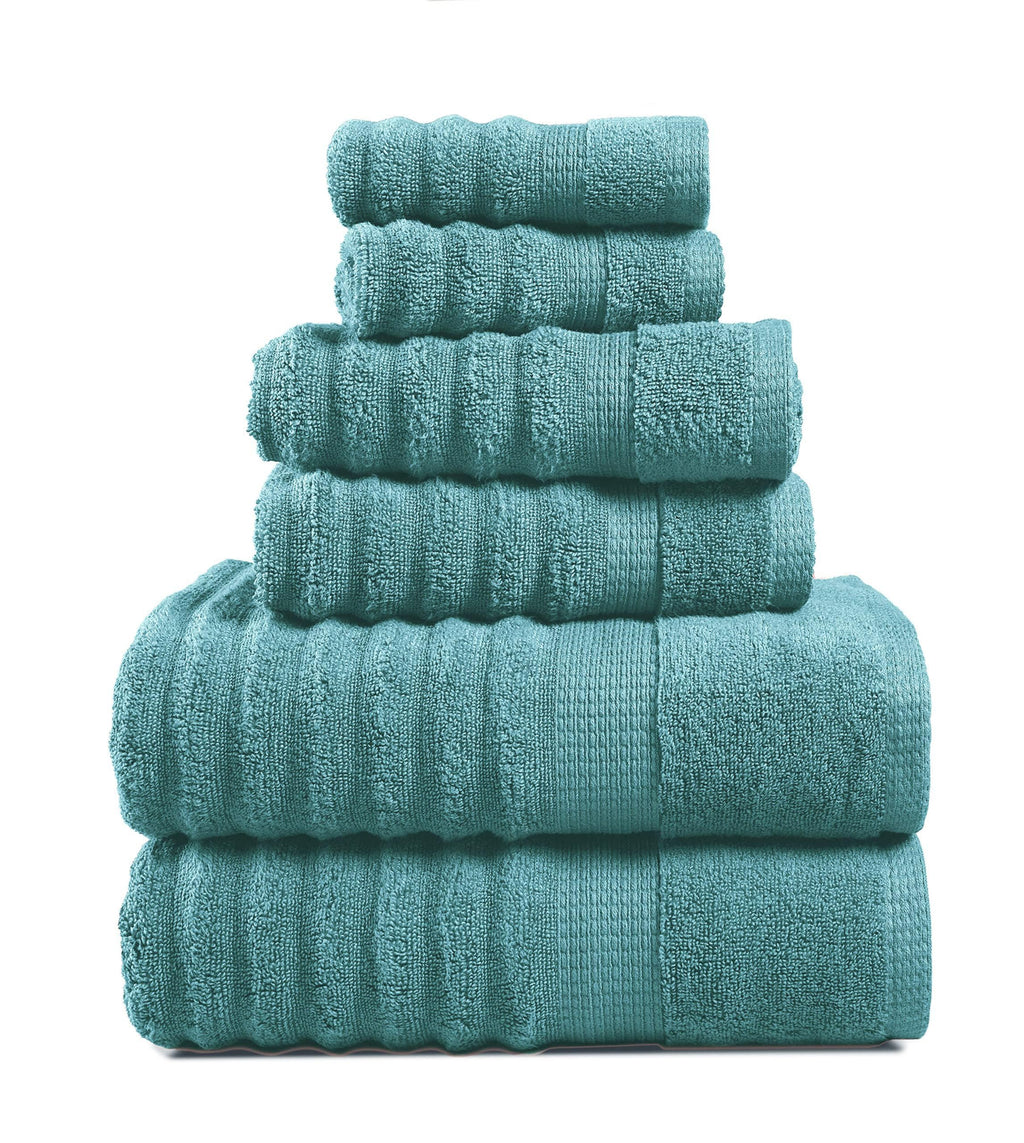 LANE LINEN Bath Towel Set Absorbent Quick Dry 100% Cotton - Wishful Mauve