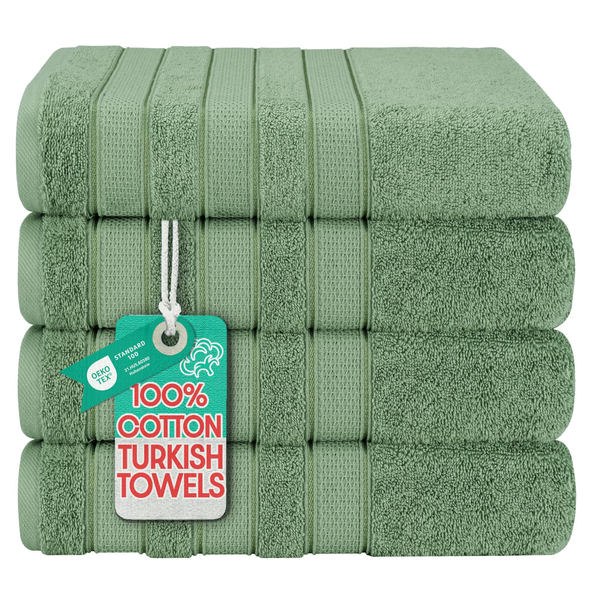 American Soft Linen Salem Turkish Bath Towel Set, 100% Cotton 600 GSM 6 Piece Towels for Bathroom, 2 Bath Towels 2 Hand Towels 2 Washcloths, Navy Blue