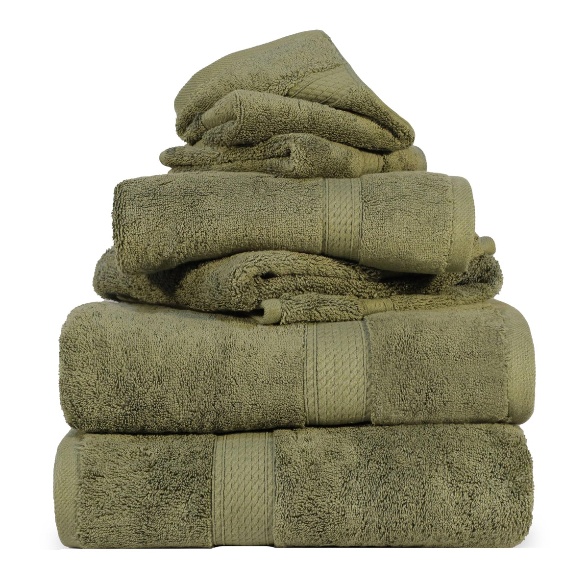 SUPERIOR Egyptian Cotton Plush & Absorbent, Hand Towel Set of 4, Cream