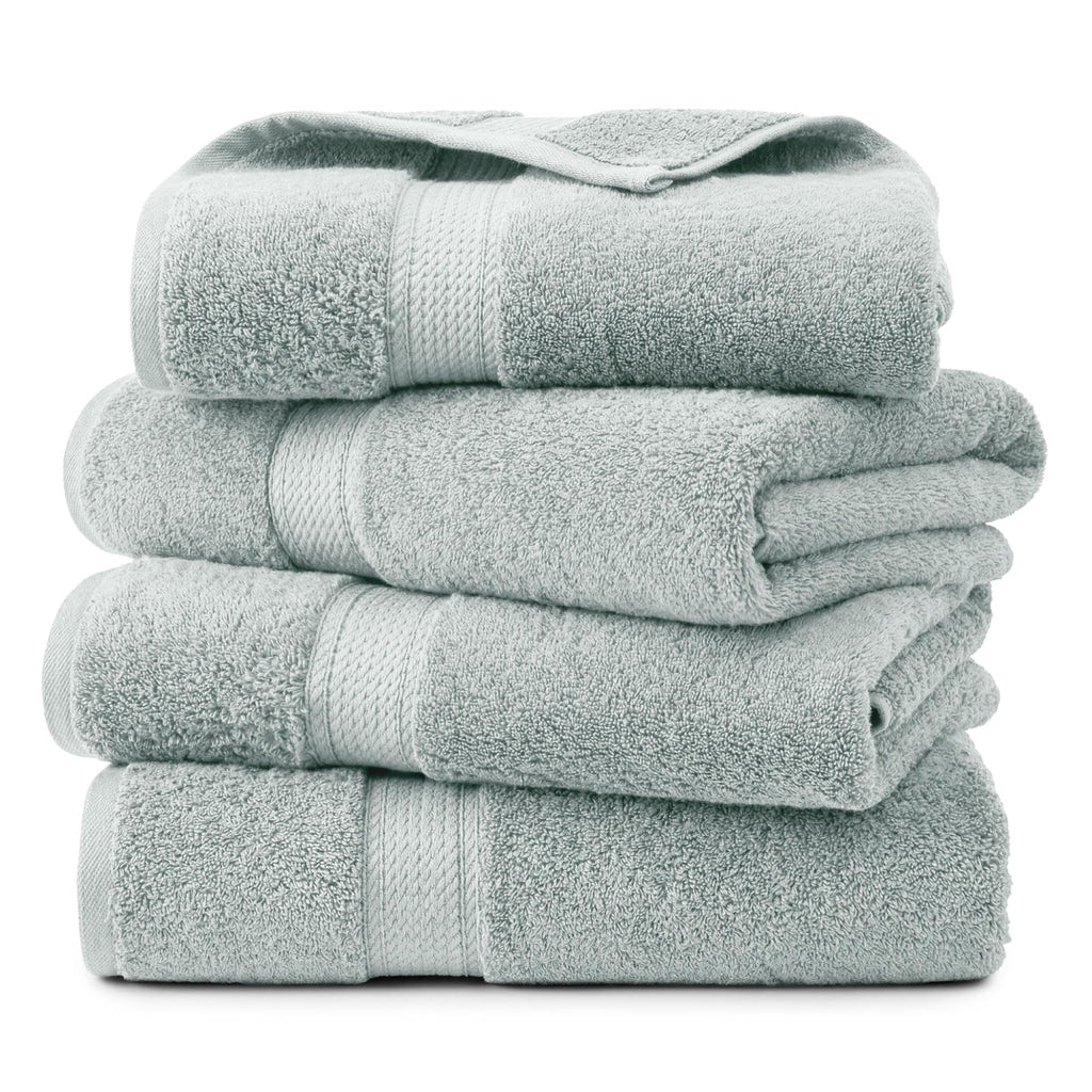 SUPERIOR Egyptian Cotton Plush & Absorbent, Hand Towel Set of 4, Cream