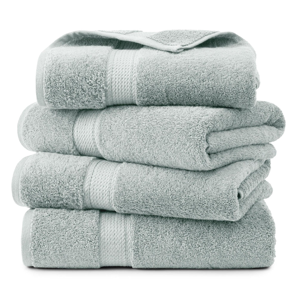 SUPERIOR Egyptian Cotton Plush & Absorbent, Hand Towel Set of 4, Cream