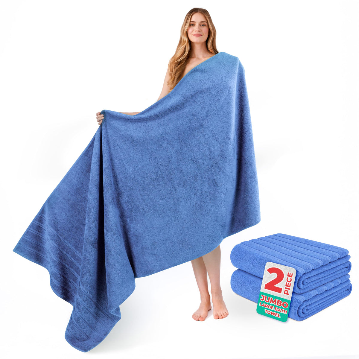 American Soft Linen 100% Cotton Luxury Turkish Towels, 4 PC Bath Towel Set