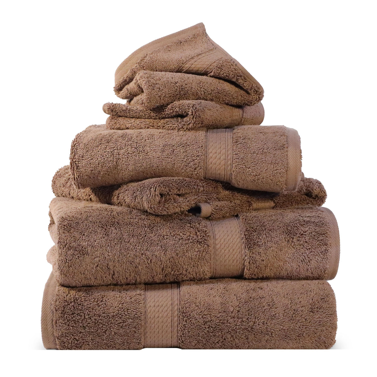 SUPERIOR Egyptian Cotton Plush & Absorbent, Hand Towel Set of 4, Cream