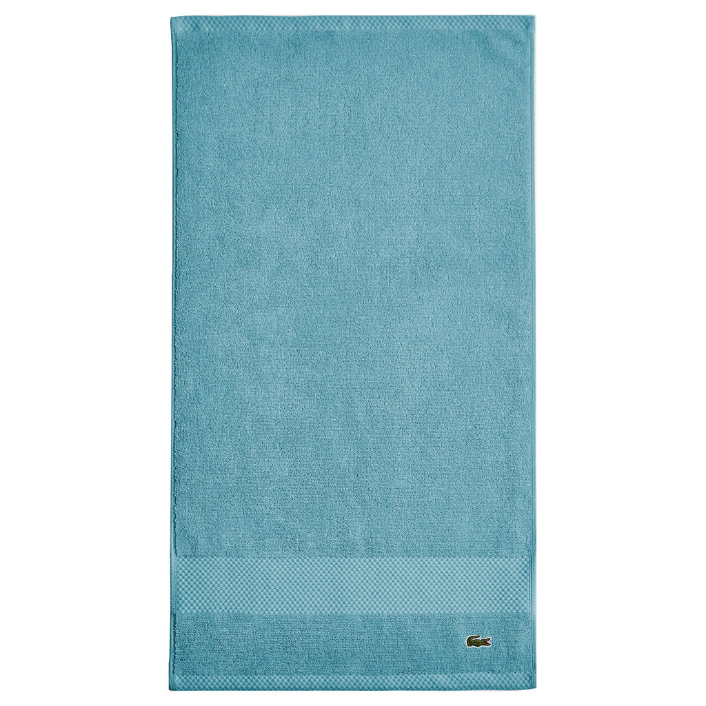 Lacoste Heritage 100% Supima Cotton Bath Towel 30" x 54", Celestial