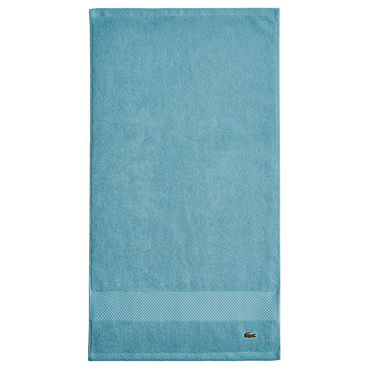 Lacoste Heritage 100% Supima Cotton Bath Towel 30" x 54", Celestial