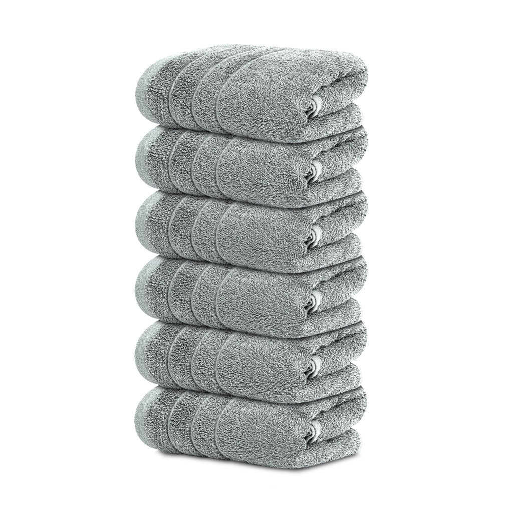 Tens Towels 6 Piece Hand Towels Set 16 x 28 Inches, Beige