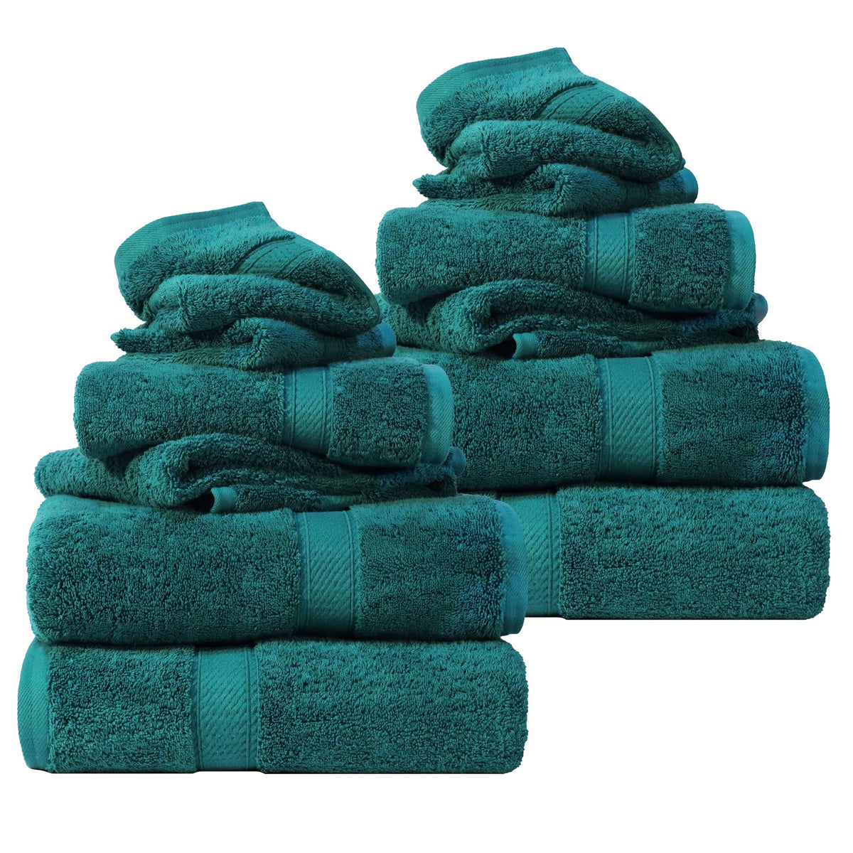 SUPERIOR Egyptian Cotton Plush & Absorbent, Hand Towel Set of 4, Cream