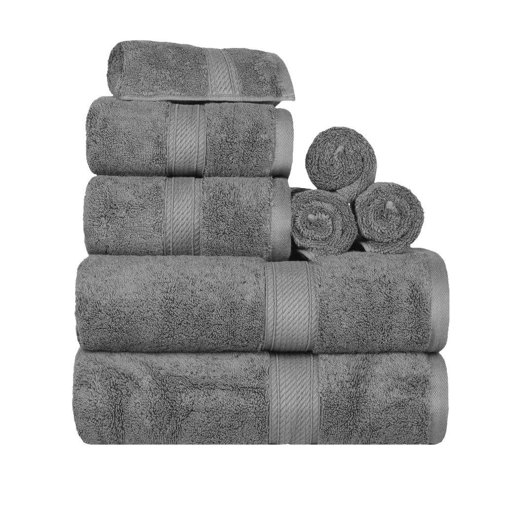SUPERIOR Egyptian Cotton Plush & Absorbent, Hand Towel Set of 4, Cream