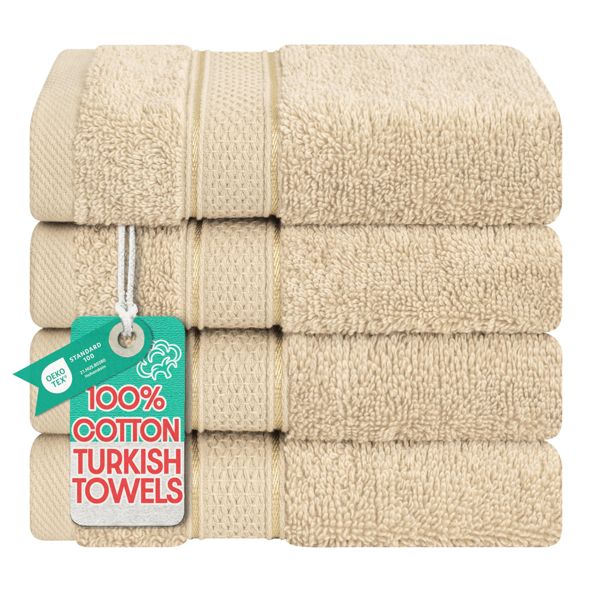American Soft Linen Salem Turkish Bath Towel Set, 100% Cotton 600 GSM 6 Piece Towels for Bathroom, 2 Bath Towels 2 Hand Towels 2 Washcloths, Navy Blue
