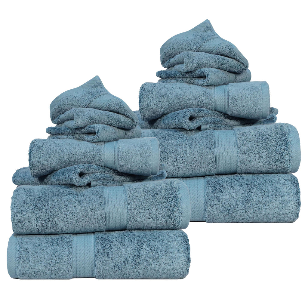 SUPERIOR Egyptian Cotton Plush & Absorbent, Hand Towel Set of 4, Cream