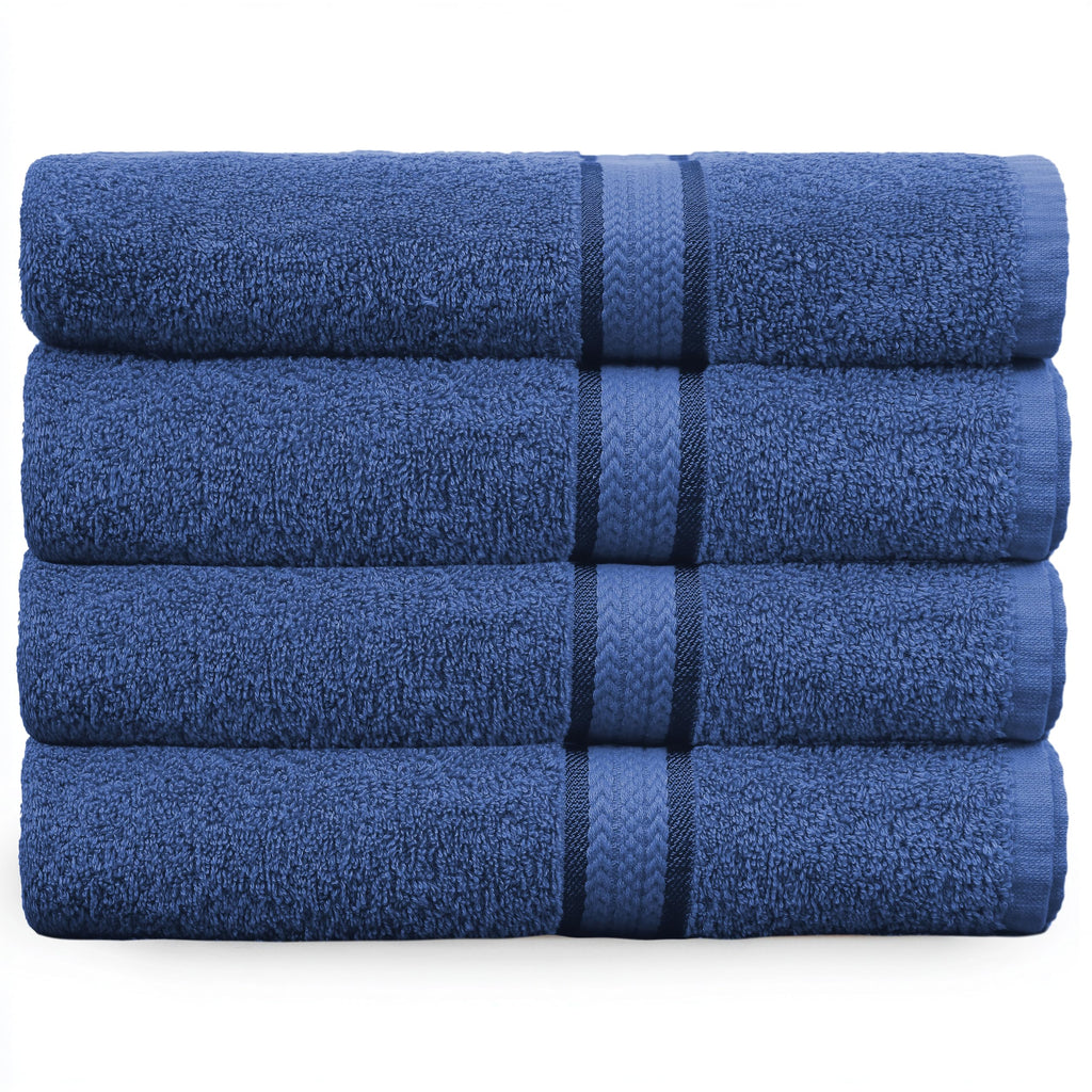 COTTON CRAFT Ultra Soft Hand Towels - 6 Pack 100% Ringspun Cotton Towel Set