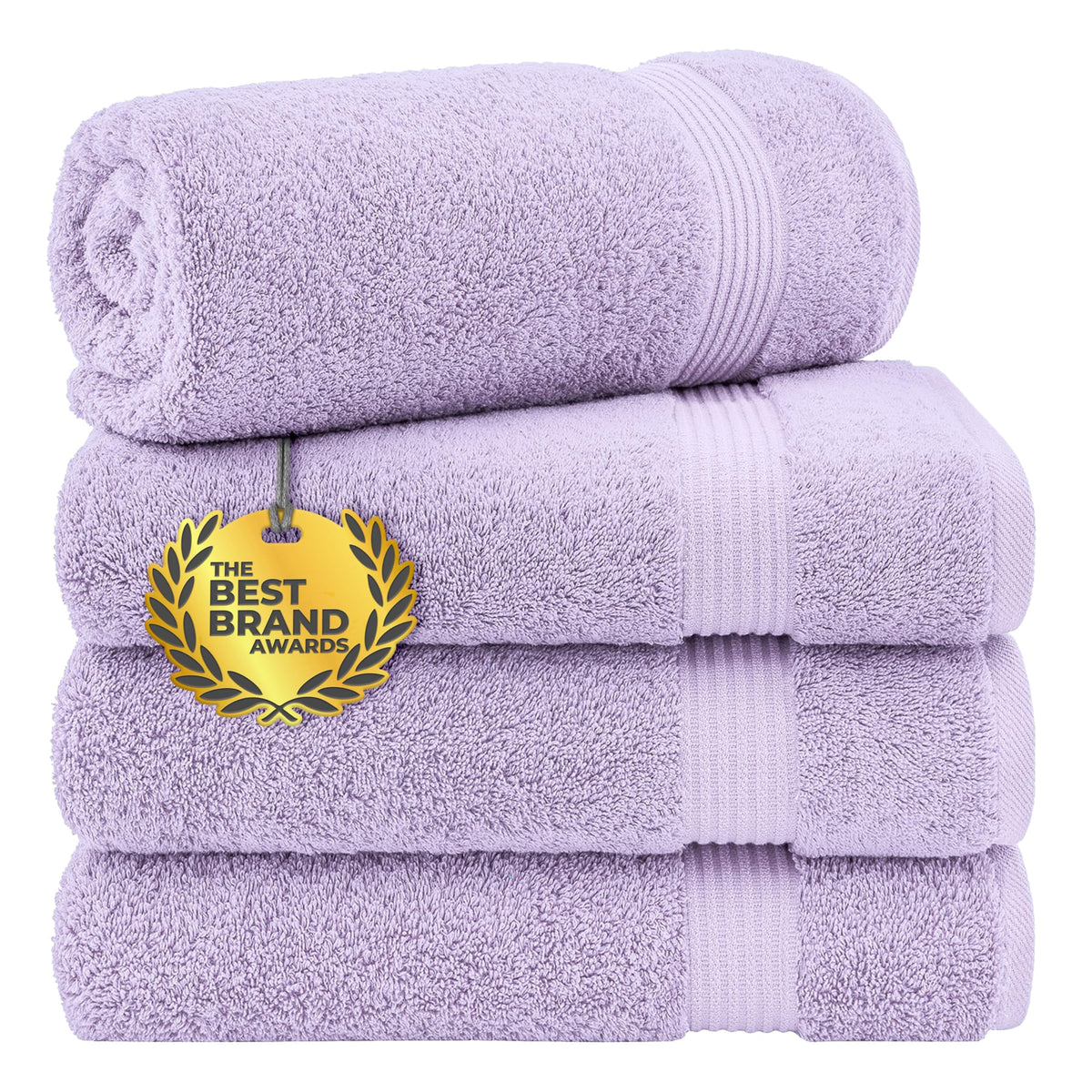 Cotton Paradise 100% Cotton Turkish Towel Set, Soft Absorbent Quick Dry, 6 Piece Towel Set, Navy Blue