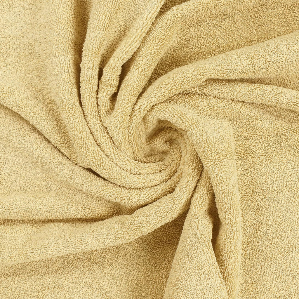 Utopia Towels 8-Piece Premium Towel Set, 2 Bath Towels, 2 Hand Towels, and 4 Wash Cloths, 600 GSM 100% Ring Spun Cotton Highly Absorbent Towels for Bathroom, Gym, Hotel, and Spa (Beige)