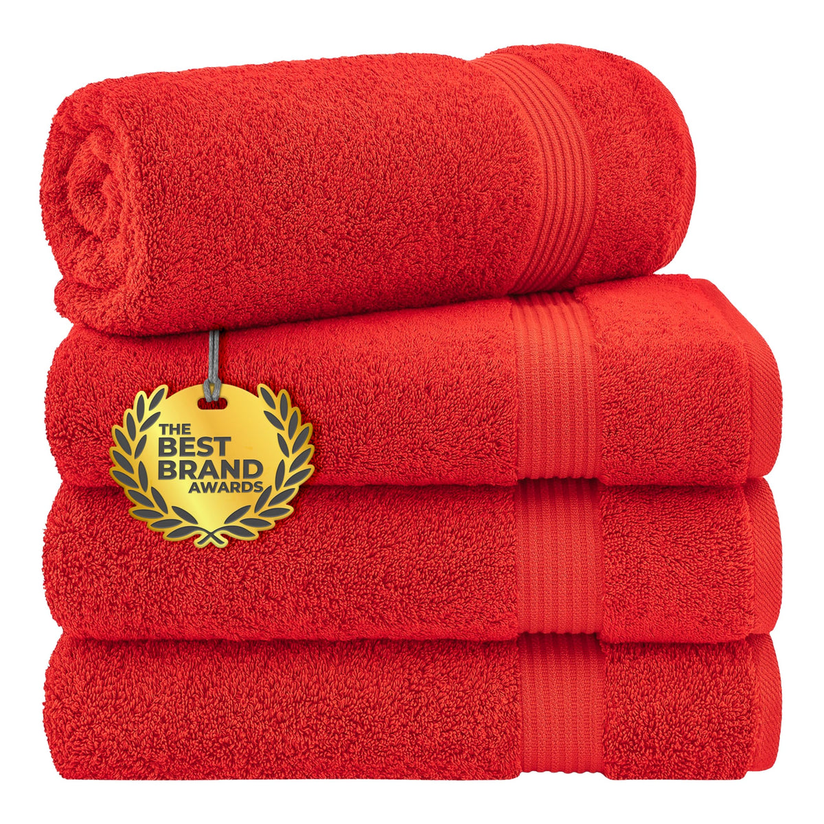 Cotton Paradise 100% Cotton Turkish Towel Set, Soft Absorbent Quick Dry, 6 Piece Towel Set, Navy Blue