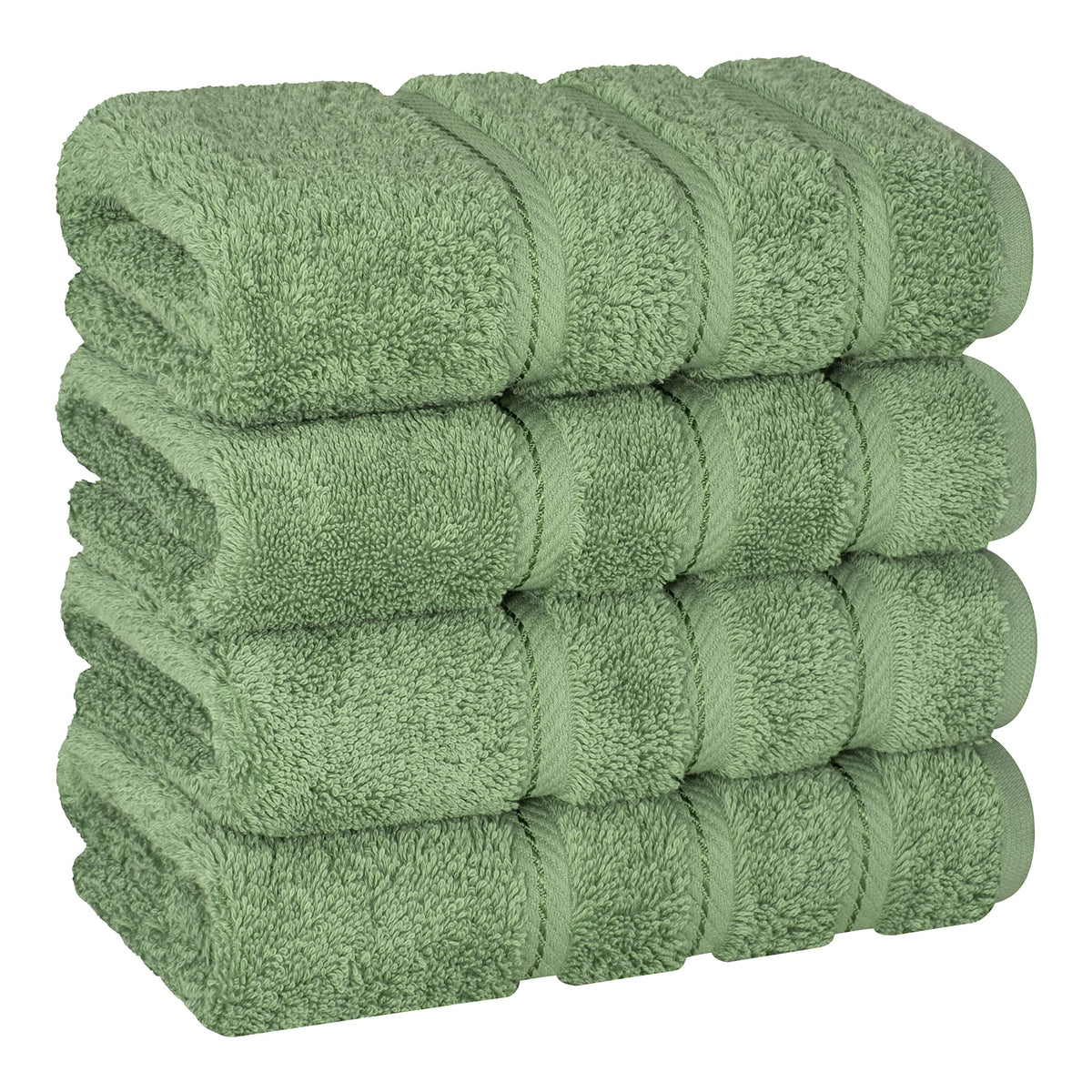 American Soft Linen 100% Cotton Luxury Turkish Towels, 6 Piece Towel Set