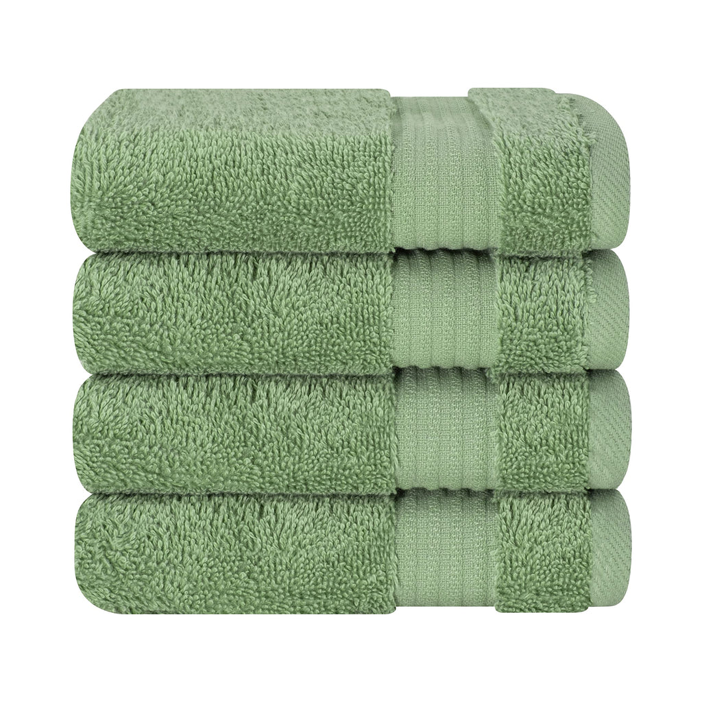 Cotton Paradise 100% Cotton Turkish Towel Set, Soft Absorbent Quick Dry, 6 Piece Towel Set, Navy Blue