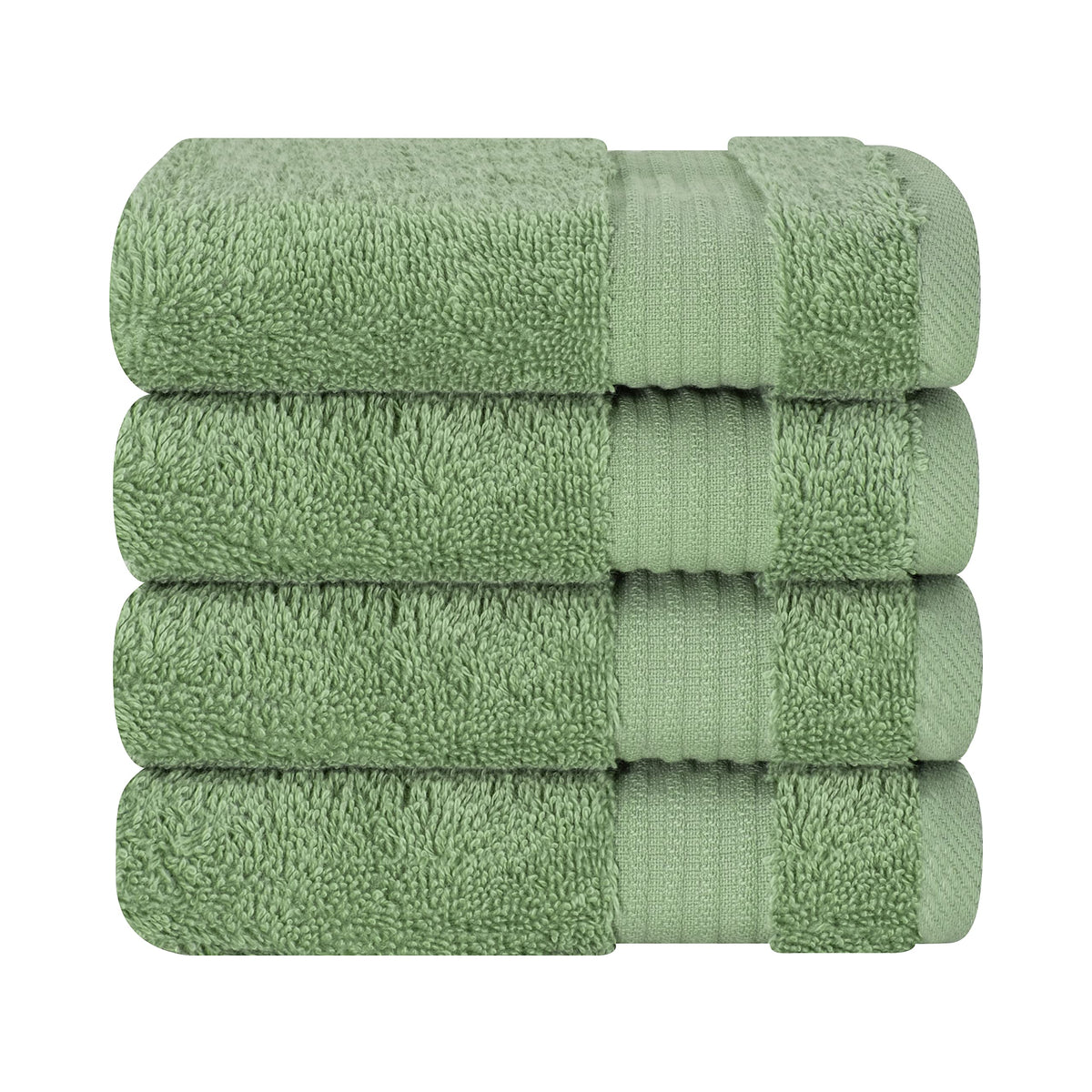 Cotton Paradise 100% Cotton Turkish Towel Set, Soft Absorbent Quick Dry, 6 Piece Towel Set, Navy Blue