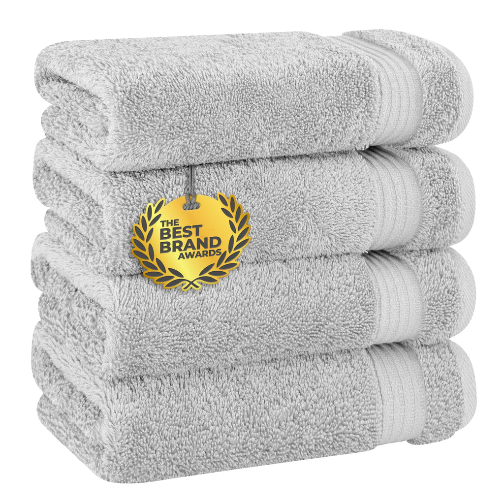 Cotton Paradise 100% Cotton Turkish Towel Set, Soft Absorbent Quick Dry, 6 Piece Towel Set, Navy Blue
