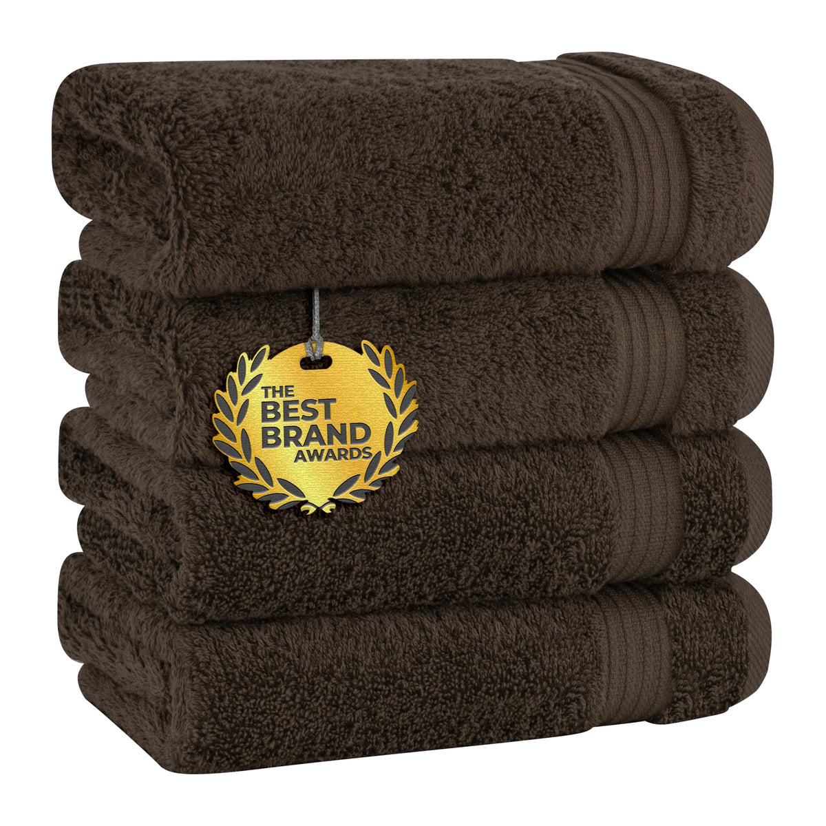 Cotton Paradise 100% Cotton Turkish Towel Set, Soft Absorbent Quick Dry, 6 Piece Towel Set, Navy Blue