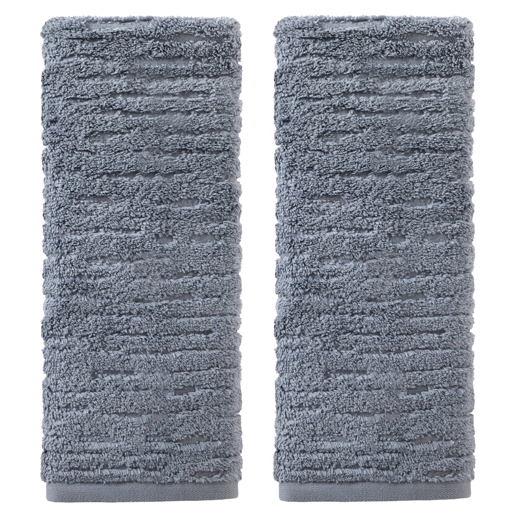 SKL Home CloudSoft Bath Towel Set, 6-Piece, 100% Cotton Luxury, Oatmeal