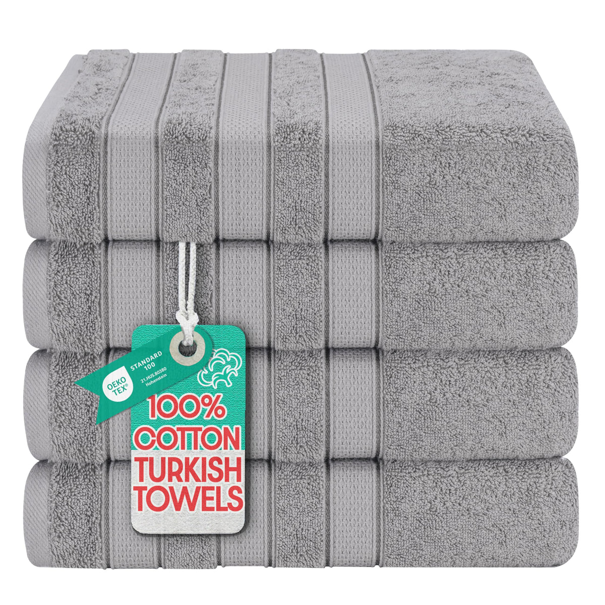 American Soft Linen Salem Turkish Bath Towel Set, 100% Cotton 600 GSM 6 Piece Towels for Bathroom, 2 Bath Towels 2 Hand Towels 2 Washcloths, Navy Blue
