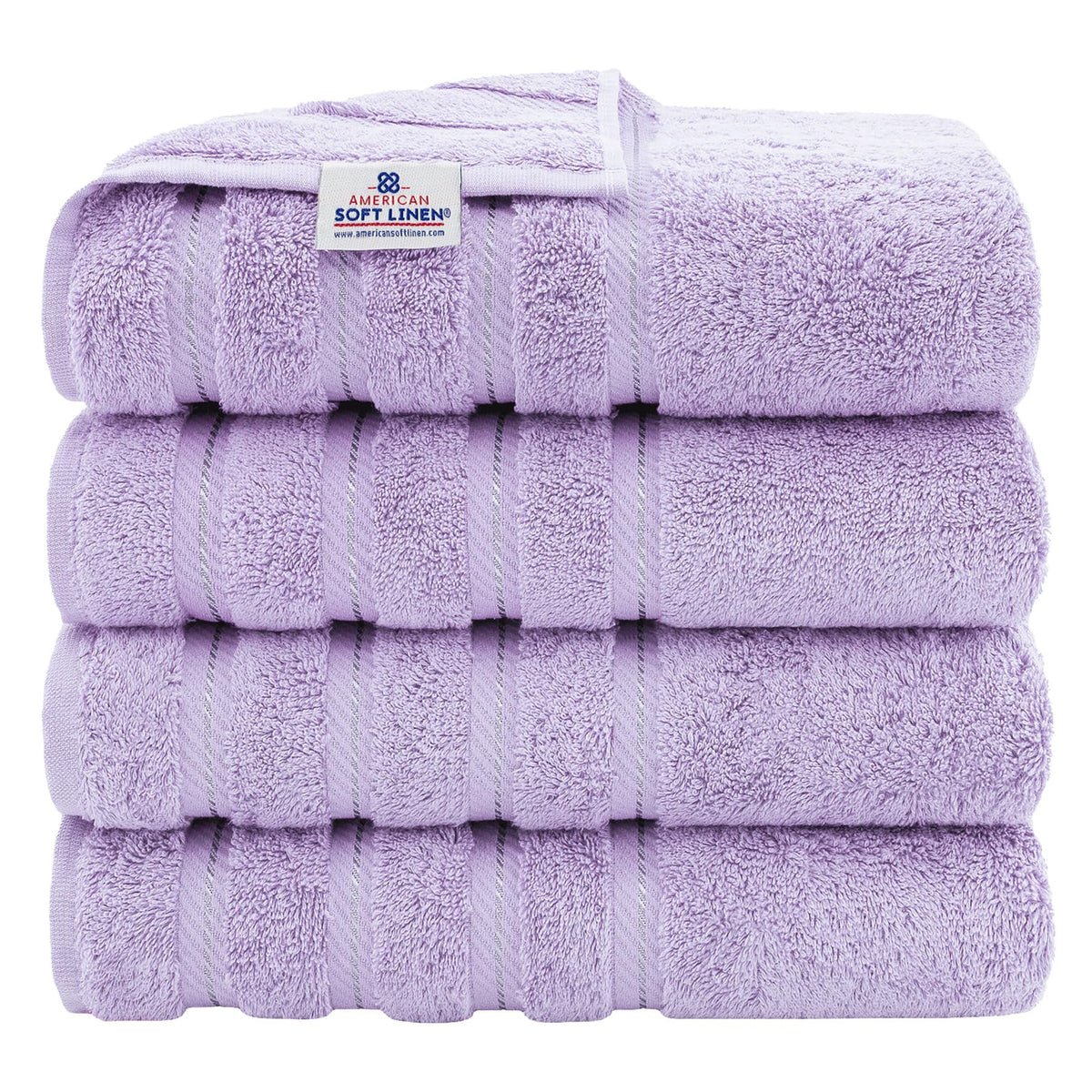 American Soft Linen 100% Cotton Luxury Turkish Towels, 6 Piece Towel Set