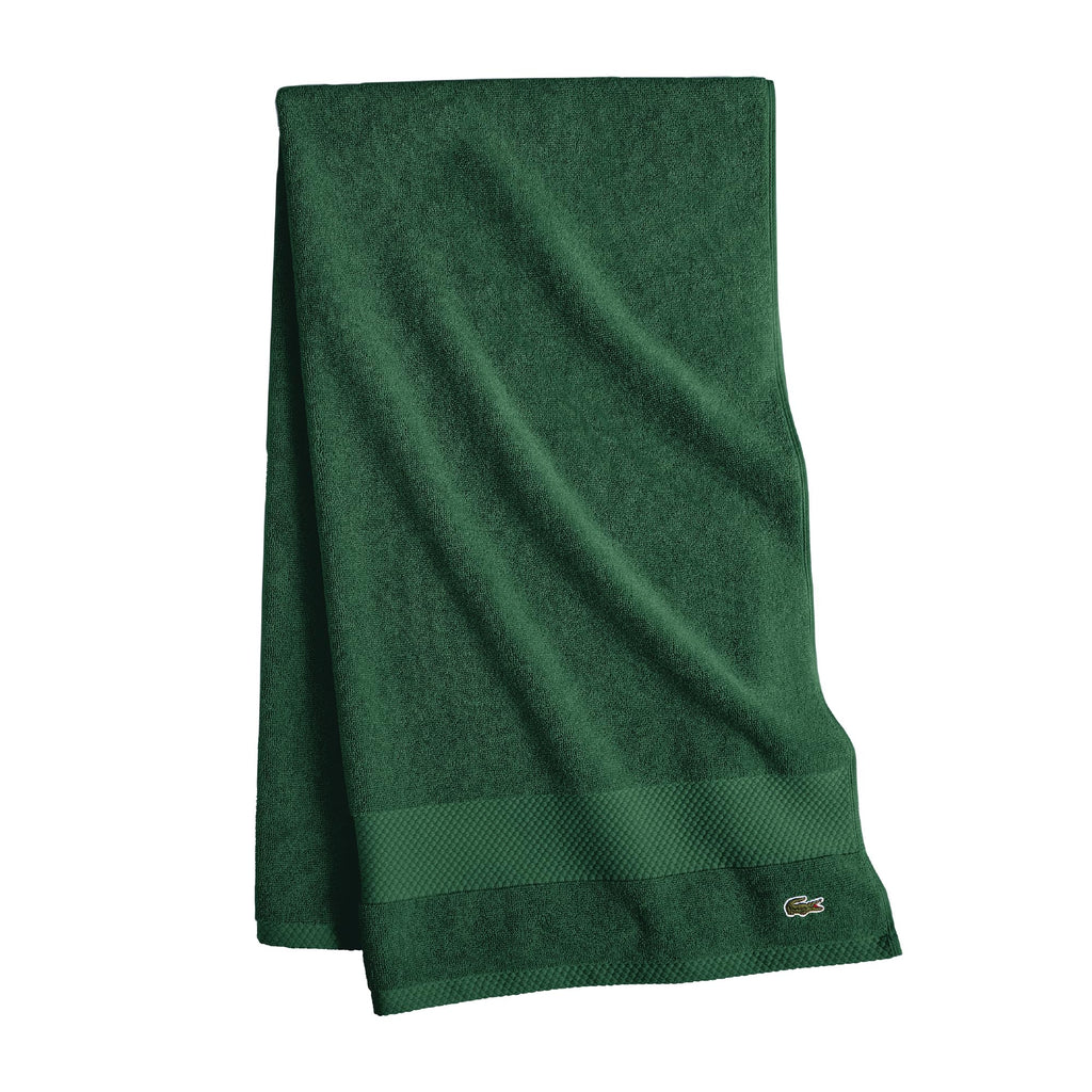 Lacoste Heritage 100% Supima Cotton Bath Towel 30" x 54", Celestial