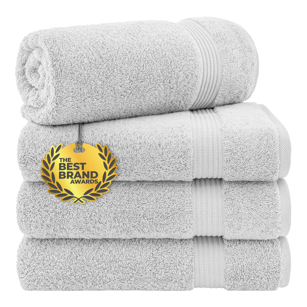 Cotton Paradise 100% Cotton Turkish Towel Set, Soft Absorbent Quick Dry, 6 Piece Towel Set, Navy Blue