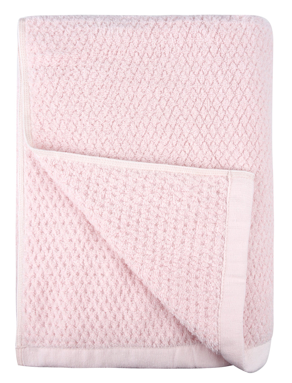 Everplush Diamond Jacquard 6 Pieces Bath Towel Set, Luxury Super Soft Oversized everplush Towels, Highly Absorbent Diamond Jacquard Quick Dry Bath Towel for Bathroom Grey Towel Set