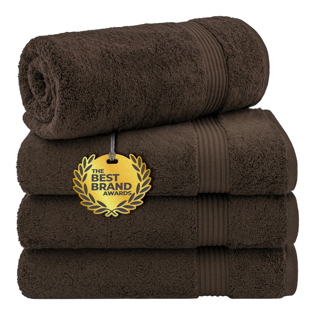 Cotton Paradise 100% Cotton Turkish Towel Set, Soft Absorbent Quick Dry, 6 Piece Towel Set, Navy Blue