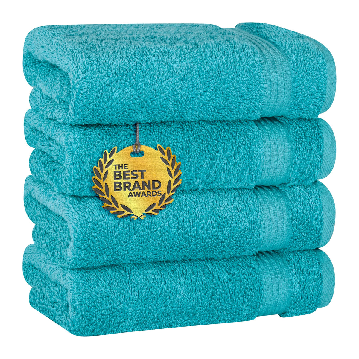 Cotton Paradise 100% Cotton Turkish Towel Set, Soft Absorbent Quick Dry, 6 Piece Towel Set, Navy Blue