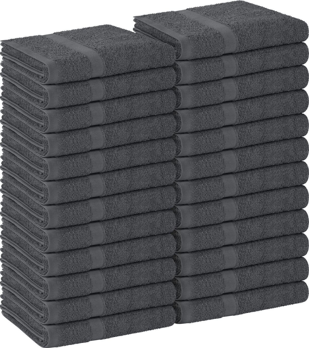 Utopia Towels Salon Towels, Pack of 12, 16x27 in, 100% Cotton, Grey