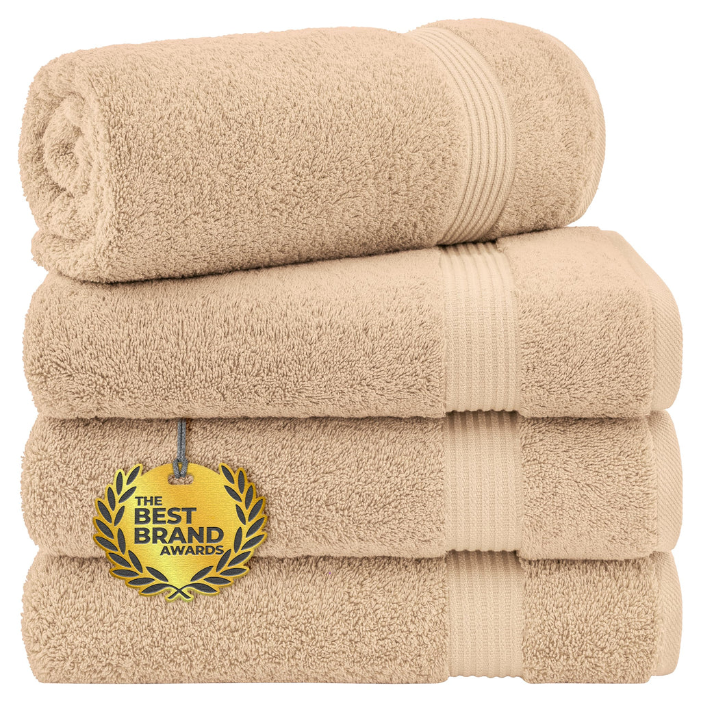 Cotton Paradise 100% Cotton Turkish Towel Set, Soft Absorbent Quick Dry, 6 Piece Towel Set, Navy Blue