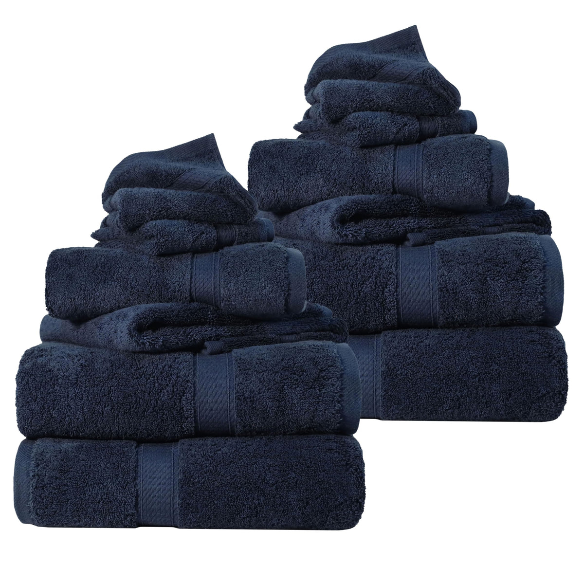 SUPERIOR Egyptian Cotton Plush & Absorbent, Hand Towel Set of 4, Cream